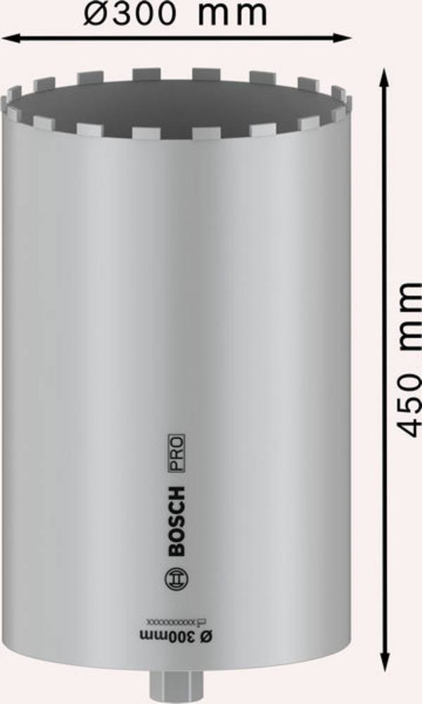 Bosch Accessories 2608601802 2608601802 Hålsåg 300 mm diamant-försedd 1 st