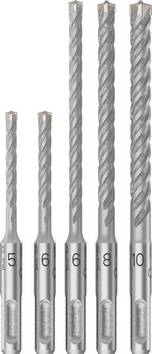 Bosch Accessories 2608833910 2608833910  Borrhammar-set  5.0 mm, 6.0 mm, 6.0 mm, 8.0 mm, 10.0 mm   1 st