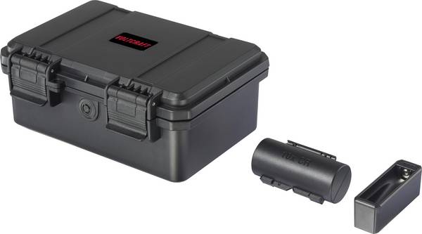 VOLTCRAFT  Outdoor batteri- /batteriväska Antal celler: 58 AA (R6), AAA (R03), AAAA (R61), Knappceller (L x B x H) 18.4 x 13.2 x 7.7 cm