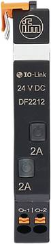 IO-link säkringsmodul DF2212 ifm Electronic Driftspänning: 24 V/DC  (B x H x D) 12.5 x 80 x 98.5 mm LED-visning 1 st