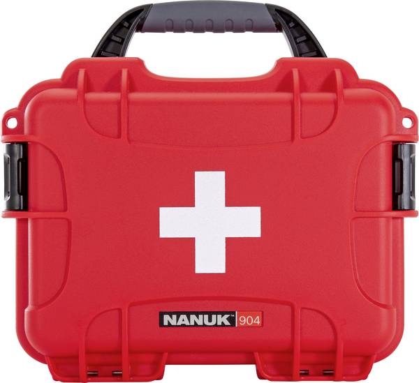 NANUK 904-FSA9 Första hjälpen-väska  213 x 94 x 152 Röd