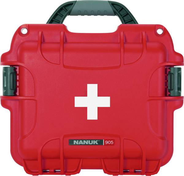 NANUK 905-FSA9 Första hjälpen-väska  239 x 140 x 188 Röd