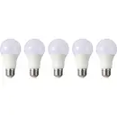 Sygonix SY-6649654 LED-lamp EEK F (A - G) E27 10 W = 75 W Varmvit (Ø x H) 60 mm x 113 mm 5 st