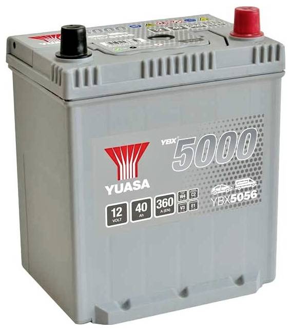 Yuasa Silver High Performance Bilbatteri 12 V 40 Ah Poltyp: T1/T3