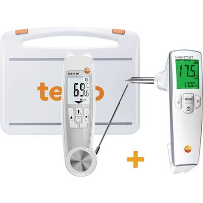 Digitalt termometerset med integrerad och avtagbar mätsensor, tydlig LCD-display; lämplig för mätning av livsmedelstemperatur.