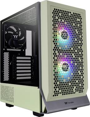 Thermaltake Ceres 300 TG ARGB Matcha Green Midi-Tower Datorchassi Grön