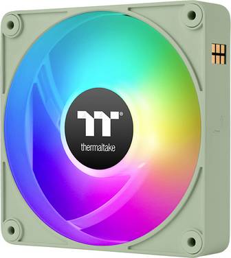 Thermaltake CT120 EX Reverse ARGB Sync PC Cooling Fan Matcha Green 3 Fan Pack Chassi-fläkt Flerfärgad (B x H x D) 120 x 120 x 25 mm Inkl. RGB-belysningsstyrning