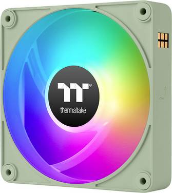 Thermaltake CT140 EX Reverse ARGB Sync PC Cooling Fan Matcha Green 3 Fan Pack Chassi-fläkt Flerfärgad (B x H x D) 140 x 140 x 25 mm Inkl. RGB-belysningsstyrning