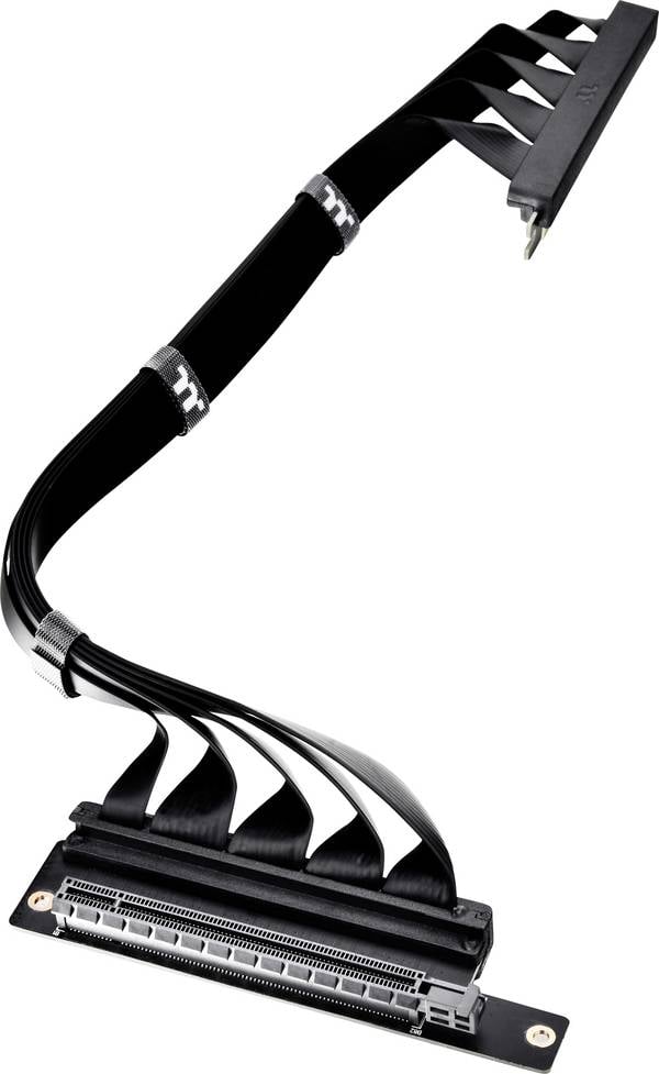 Thermaltake  PCIe Riser-kabel-  Pcle 4.0  USB-C®-kontakt  40 cm  Flerfärgad    AC-077-CO1OTN-C1