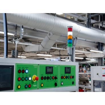 Schneider Electric XB5FWCUST01 Ljustryckknapp, plast, komplett, 30 mm, kundspecifik via konfigurator Lampknapp Plast 1 s-8