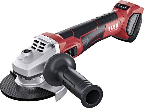 Flex LBE 125 18.0-EC C 499285 Vinkelslip batteridriven  125 mm exkl. batteri/laddare   2.5 Ah, 5 Ah, 8 Ah