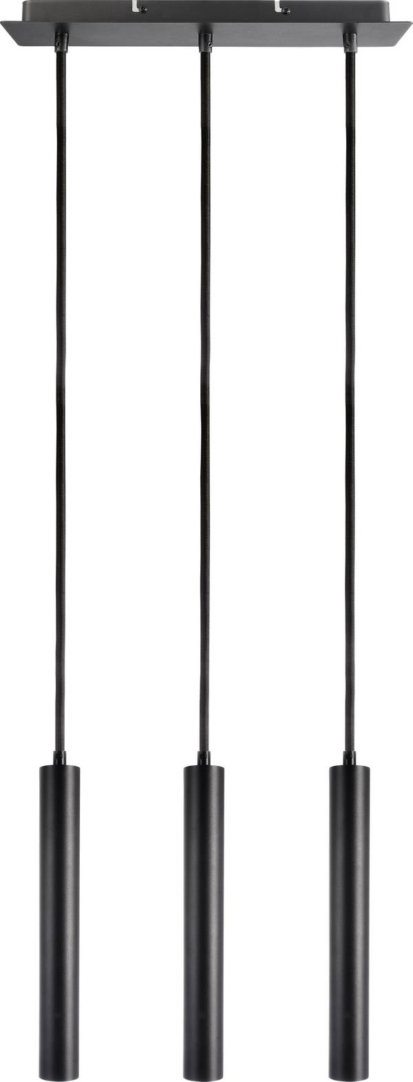 Deko Light Slim 342239 LED-pendelbelysning LED LED fast installerad  15.0 W Svart