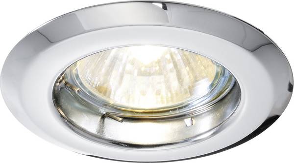 Deko Light 442052 Rund, 1x max 50 W MR16, Silber Inbyggnadsbelysning    MR16 GU5.3  Silver