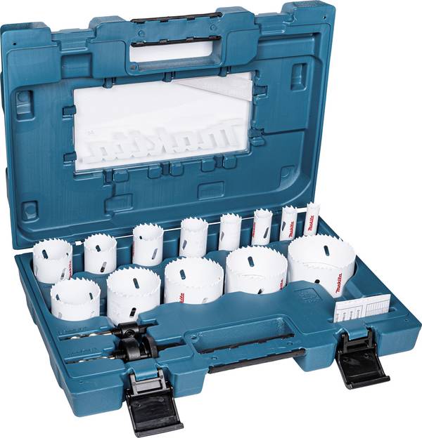 Makita D-63993 D-63993 Hålsågset  16 mm, 19 mm, 22 mm, 25 mm, 32 mm, 35 mm, 37 mm, 44 mm, 51 mm, 57 mm, 64 mm, 68 mm, 76 mm  1 st