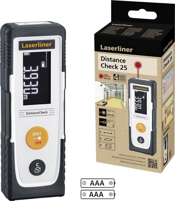 Laserliner DistanceCheck Laseravståndsmätare    25 m