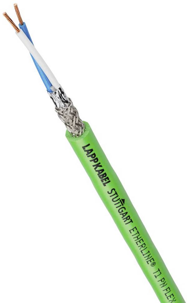 LAPP 2170924/500 Nätverkskabel ETHERLINE® T1 PN FLEX Y 1 Grön 500 m