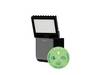 Theben theLeda S8-100L BK 1020601 LED-utomhusväggbelysning
