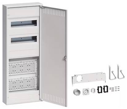 Hager  VA602NWH  VA602NWH  Liten fördelningscentral  Utanpåliggande    Antal serier = 2  Innehåll 1 st