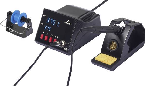 TOOLCRAFT TO-8962 ESD Lödstation digital 70 W 480 °C (max) inkl. Lödspets
