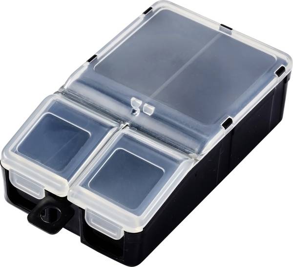 TRU COMPONENTS TC-ERB-9057 Låda (L x B x H) 113 x 60 x 30 mm Antal fack: 2 rörlig underavdelning Innehåll 1 st