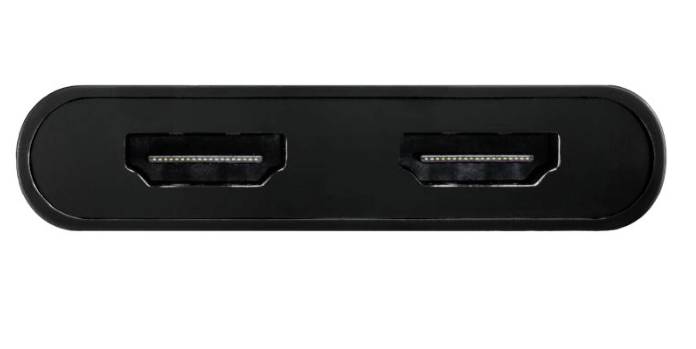 club3D USB-C® Adapter [1x USB-A kontakt, USB-C® hane - 1x HDMI hane, DisplayPort hane] CSV-1475 0.18 m-1