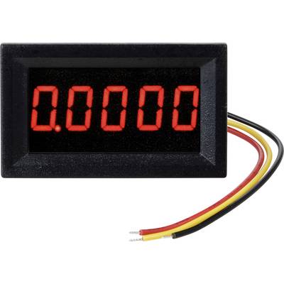 TRU COMPONENTS TC-AM5D-RED Digital panelmätare-0