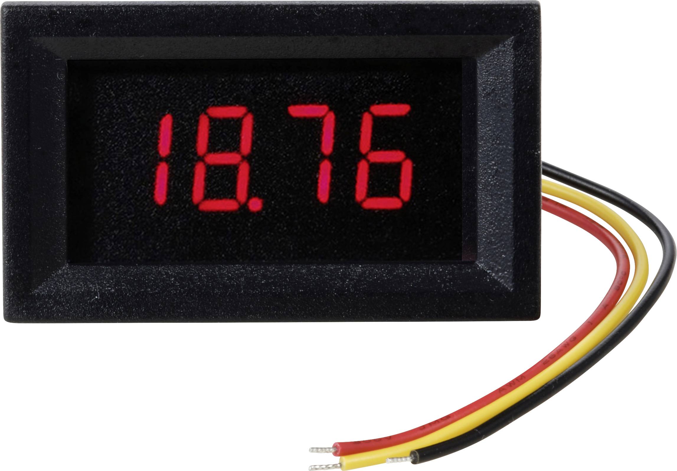 TRU COMPONENTS TC-VL4D-RED Digital panelmätare-0