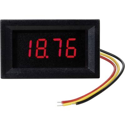 TRU COMPONENTS TC-VL4D-RED Digital panelmätare-0
