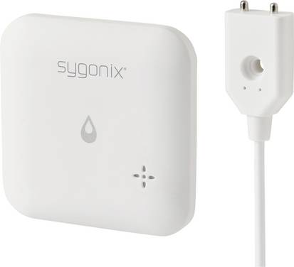 Sygonix SY-6735646  Vattendetektor  Med app-styrning, med intern sensor, med extern sensor batteri