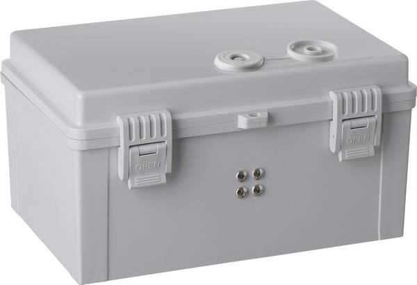 TRU COMPONENTS TC-PSC-20x30x16 Kopplingskåp 200 x 300 x 160 ABS Ljusgrå 1 st