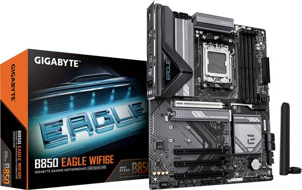 Gigabyte B850 EAGLE WIFI6E Moderkort Sockel #####AMD AM5 Formfaktor ATX Moderkort-chipset AMD® B850