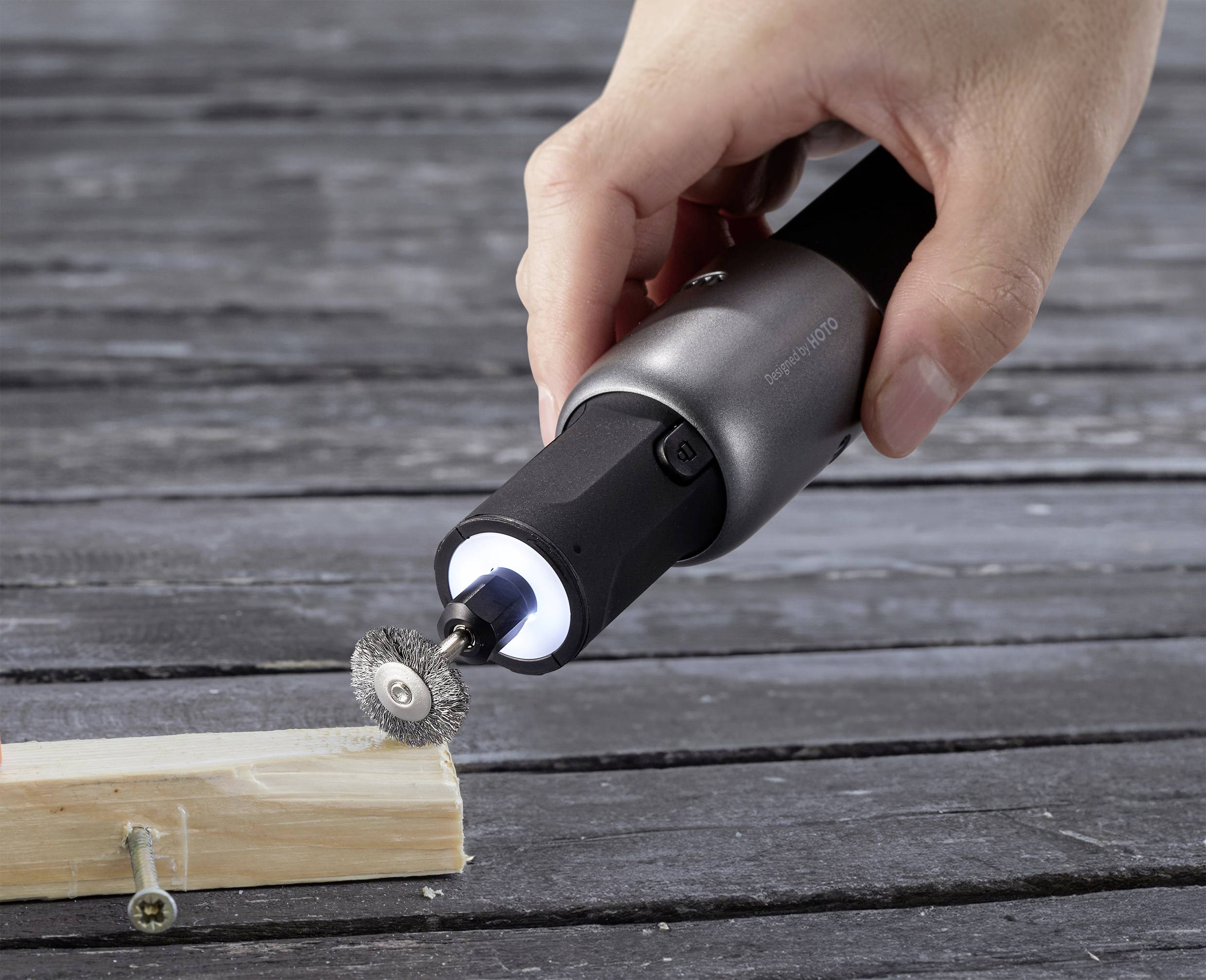 HOTO QWLDM001 Batteridriven slipmaskin 2000 mAh Li-Ion-8
