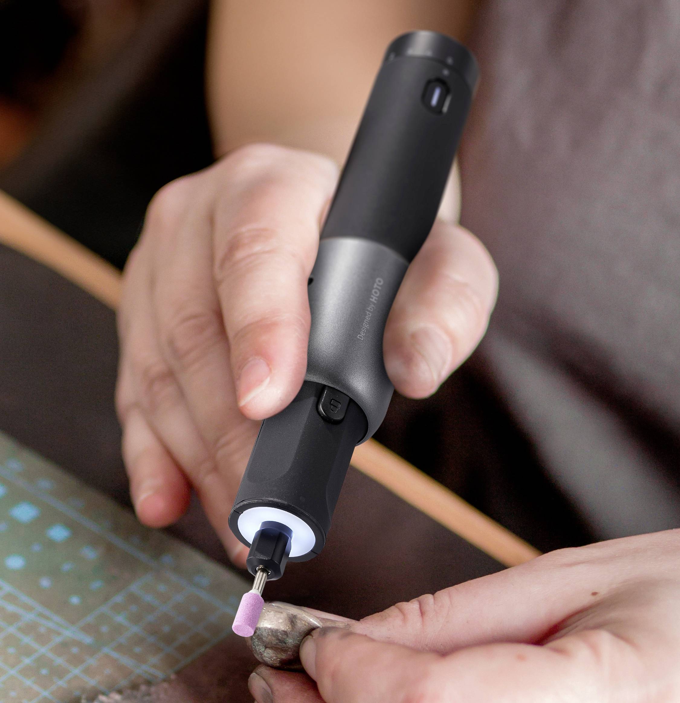 HOTO QWLDM001 Batteridriven slipmaskin 2000 mAh Li-Ion-9
