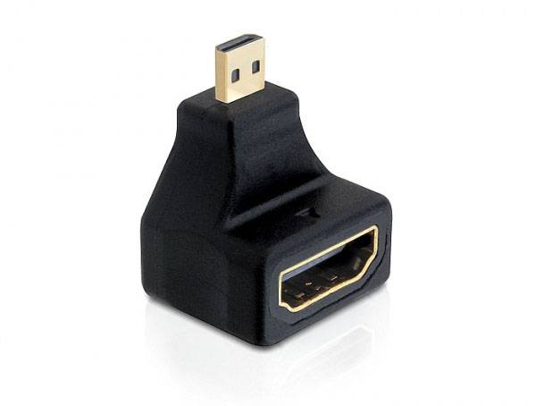 Delock 65270 HDMI Adapter [1x Micro HDMI™ - 1x HDMI hona] Svart