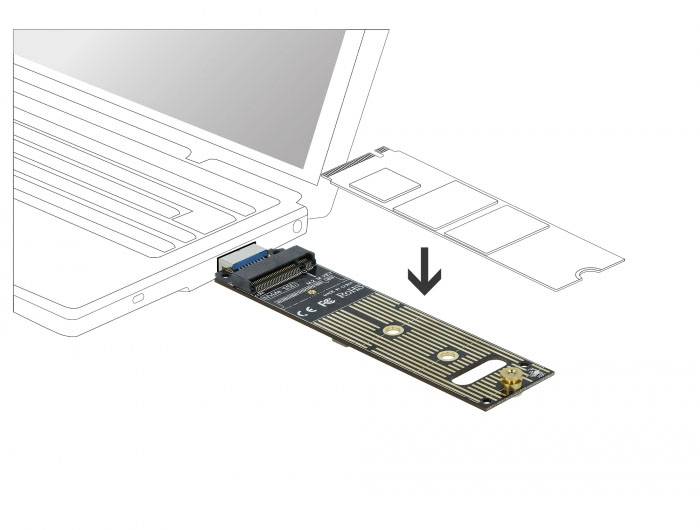 Delock 64069 Gränssnittskonverter [1x M2 - 1x USB 3.2 Gen 2]-2