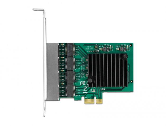 Delock 89025 PCI-Express-kort RJ45 PCIe-4