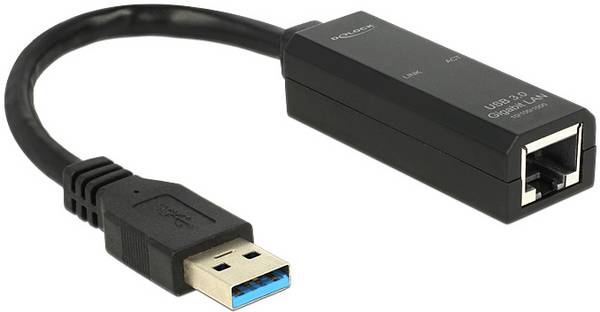 Delock 62616 Nätverksadapter  1000 MBit/s USB, RJ45