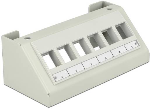Delock 86218 86218 Patchpanel-kåpa  Grå