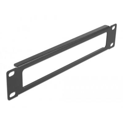 Delock 66672 10 tum Frontpanel för nätverksskåp Svart-0