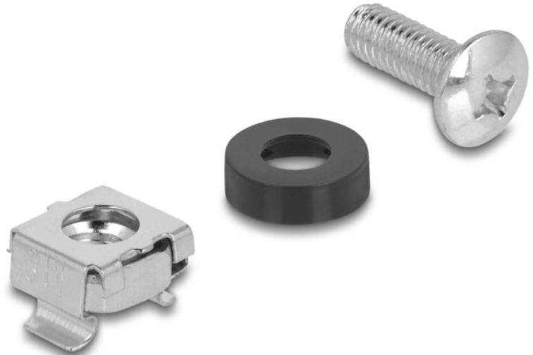 Delock 42432 19 tum Monteringstillbehör Svart, Silver-0