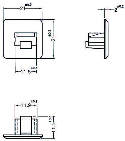 Delock Delock - Schutzumschlag - weiß (Packung mit 10) Kontakt 64019 Hylsa Vit 1 st-2