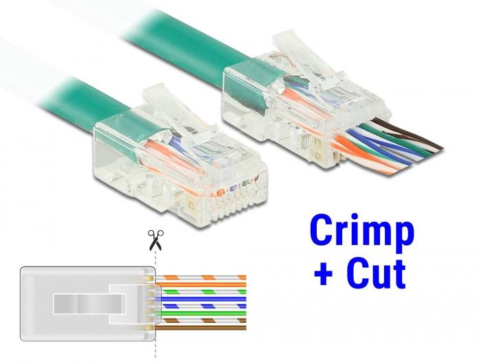 Delock RJ45 Nätverk Adapter Transparent-2