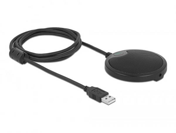 Hand USB-mikrofon Delock 20672 Sändare signal:USB, Sladd