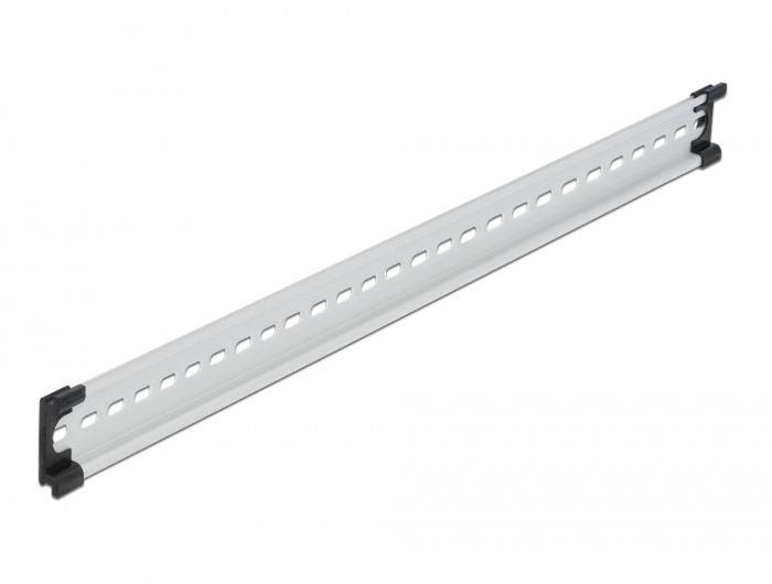 Delock 66171 66171 DIN-skena monteringssockel Aluminium 482 mm 1 st Box-0