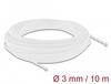 Delock 20692 20692 Flätad slang Vit Polyester 10 m 1 till 6 mm 1 st