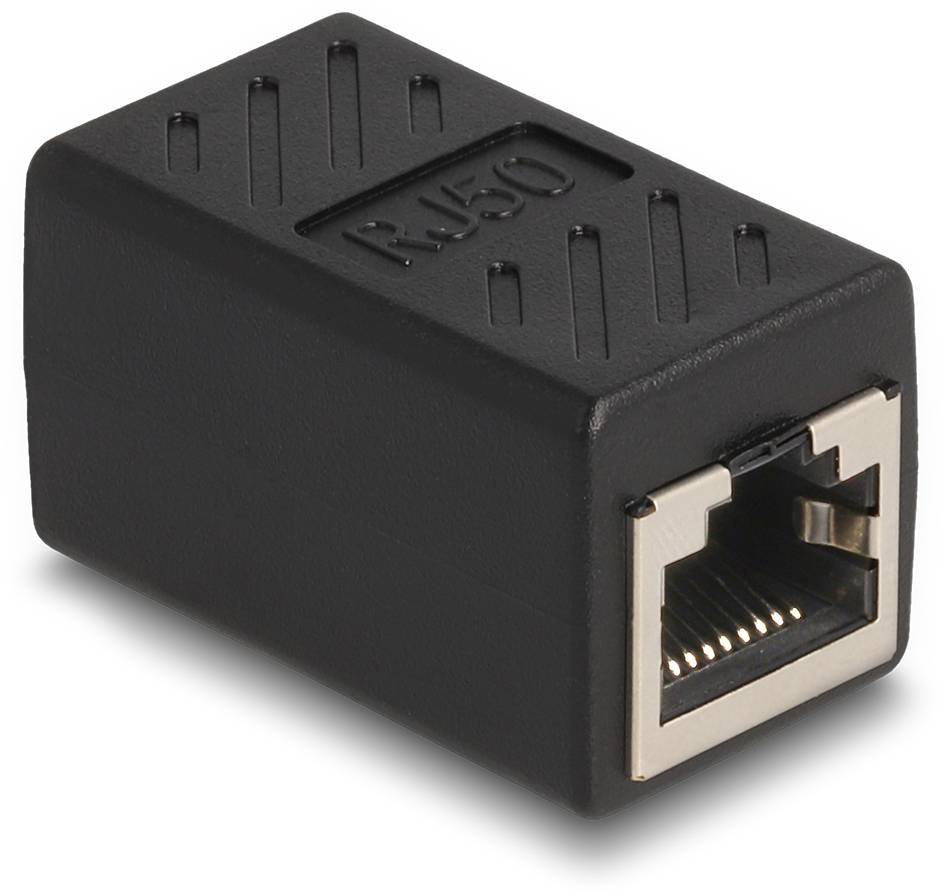 Delock RJ50 Nätverk Adapter Kabel [1x RJ50-uttag - 1x RJ50-uttag] 0 mm Svart-1