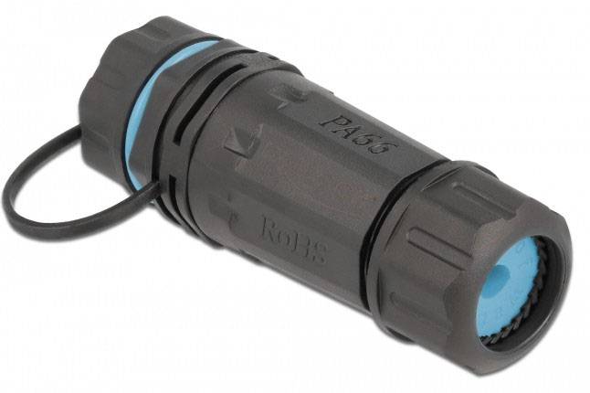 Delock RJ45 Nätverk Adapter Kabel [1x RJ45 hona - 1x RJ45 hona] 0 mm Svart-1
