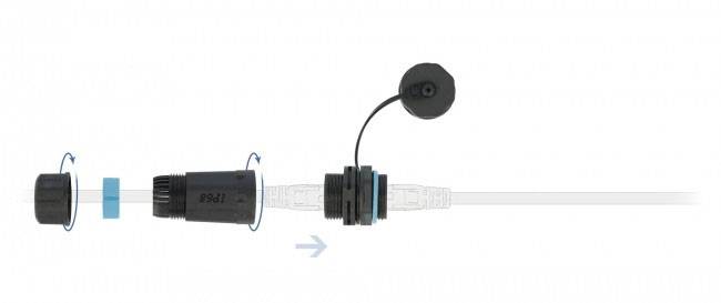 Delock RJ45 Nätverk Adapter Kabel [1x RJ45 hona - 1x RJ45 hona] 0 mm Svart-3
