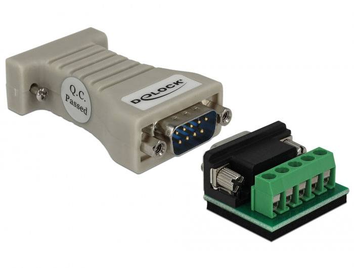 Delock Seriell Adapter [1x RS232-hona - 1x RS422-anslutning] 0 mm Svart-1