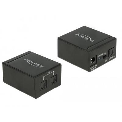Delock 18767 Toslink-switch Metallhölje-0